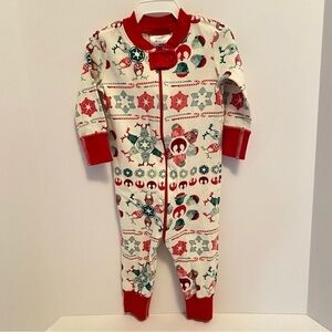 Hanna Andersson Baby Star Wars Christmas Zip-Up Sleeper Size 6-9 Months